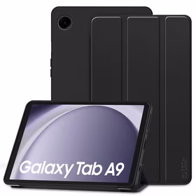Tech-Protect SmartCase planšetdatoram Samsung Galaxy Tab A9 8.7" X110 / X115 - melns
