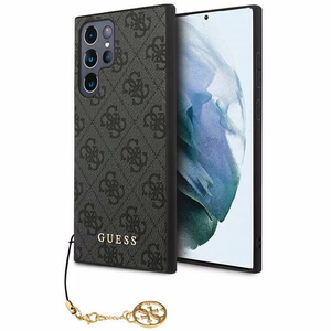 Guess 4G Piekariņu Kolekcijas viedtālruņa apvalks Samsung Galaxy S24 Ultra - melns