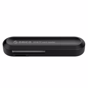 Orico CRS21 USB 3.0 SD un microSD atmiņas karšu lasītājs, melns
