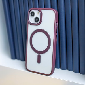 Telefona Maciņš "MagCase Satin" Apple iPhone 16 Pro Bordo