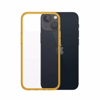 PanzerGlass ClearCase antibakteriālais viedtālruņa apvalks ar Military Grade sertifikātu iPhone 13 Mini - caurspīdīgs dzeltens