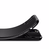 Crong Prestige Carbon Cover - iPhone 11 Pro maciņš (melns)