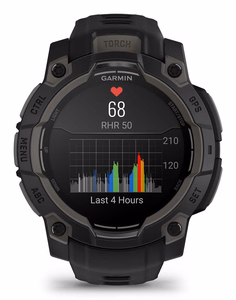 Garmin Instinct 3 AMOLED viedpulkstenis melns