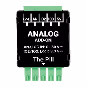 SHELLY 0-30V Analog Module—an add-on for the Shelly Pill
