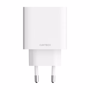 Cuktech A19 30W USB-A + USB-C Wall Charger - White