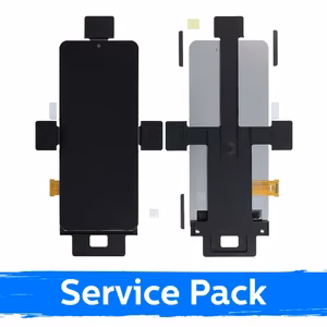 LCD displejs saderīgs ar Samsung F711 Z Flip3 (INNER) melns (Service Pack) (NF version)