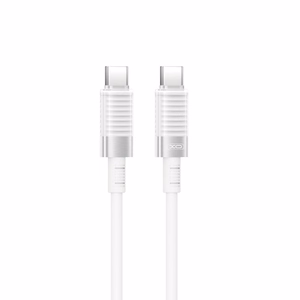XO kabelis NB-Q282B PD USB-C - USB-C 1,0m 60W, balts