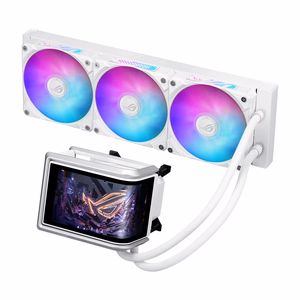 Asus ROG RYUO IV 360 ARGB - visintegrētais ūdens dzesētājs, 12 cm (balts)