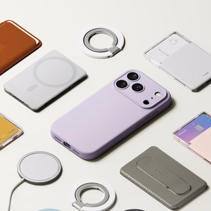Ringke silikona magnētiskais MagSafe apvalks viedtālrunim iPhone 17 Pro - melns