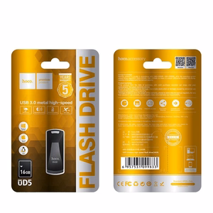 Флешка 16ГБ USB 3.0 (USB A) Hoco UD5 серая