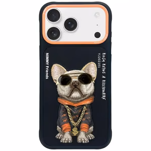 NIMMY чехол GLASSES COOL DOG для iPhone 17 Pro чёрный