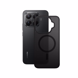 Crong Hybrid Matte Magnetic MagSafe vāciņš ierīcei Xiaomi 15T Pro, melns