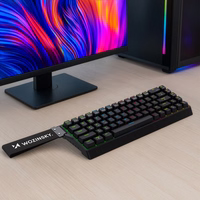 Wozinsky WKGP-1165 Mehāniskā spēļu tastatūra ar RGB apgaismojumu - melna