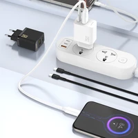 Dudao A26T GaN 25W USB-A, USB-C lādētājs – melns