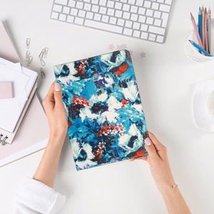 Wonder Canvas planšetdatora vāciņš 13 collu – balto aguonu raksts