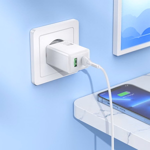 Зарядное устройство для телефона Hoco USB A + USB C QC3.0 PD AFC 3A 30W + кабель USB C к USB C N71 белый