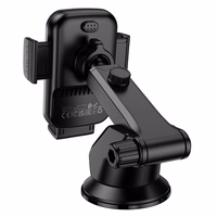 Borofone auto turētājs BH222 ar induktīvo uzlādi priekšējā stiklā melns