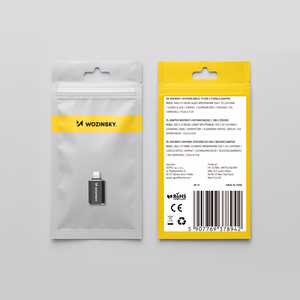 Wozinsky WALC-01 Lightning uz USB-C adapteris – melns