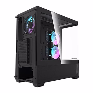 Darkflash DS900 AIR datora korpuss (melns) ar 6 ARGB ventilatoriem