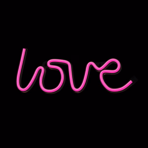 Neon LED Light LOVE rozā Bat + USB FLNE05 Forever Light