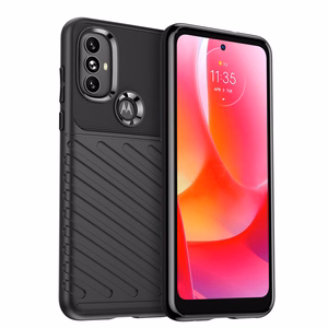 Thunder Case гибкий бронированный чехол для Motorola Moto G Power 2022 чёрный