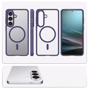 Spigen Ultra Hybrid Mag MagSafe maciņš priekš Samsung Galaxy S26+ - caurspīdīgs tumši zils
