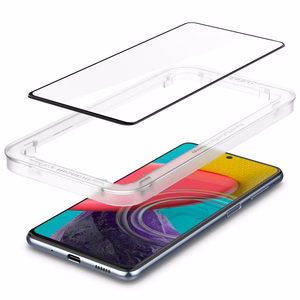 Spigen ALM Glass FC закалённое стекло для Samsung Galaxy M53 5G - чёрный