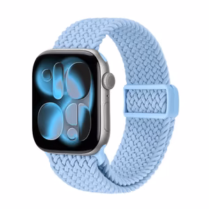 Crong Wave Band pīta Apple Watch siksniņa, 38/40/41/42 mm, debeszils