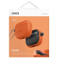 Uniq Clyde Lock apvalks AirPods 4 - oranžs