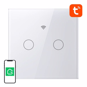 Viedais WiFi skārienjūtīgais gaismas slēdzis Gosund SLS2 (Optional N, Dual) Tuya