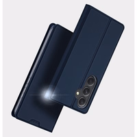 Dux Ducis Skin Pro apvalks Samsung Galaxy A55 5G - ar flip funkciju un kartes nodalījumu - zils
