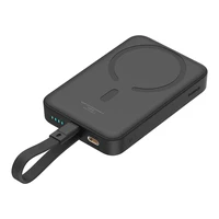 Portatīvais lādētājs Baseus Magnetic Mini 10000mAh, Lightning 20W MagSafe (melns)