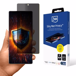3mk Silky Matt Privacy – privātuma ekrāna aizsargs modelim Infinix Note 50 / Note 50 Pro