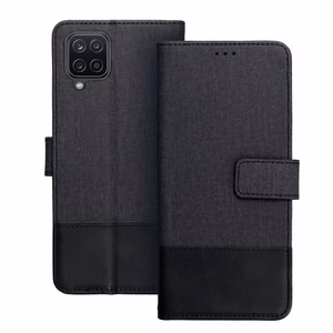 Flip case for Samsung A12 / M12 Gomma Book black