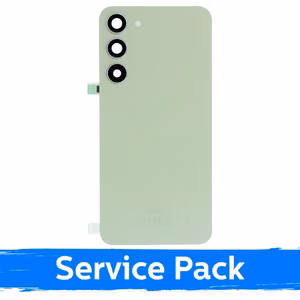 Задняя крышка совместимая с Samsung S916 S23 Plus лаймовая (Service Pack)