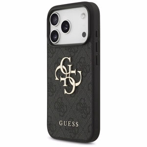 Guess 4G Strap 4G Classic Logo Чехол для iPhone 17 Pro - чёрный
