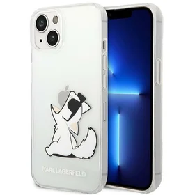 Karl Lagerfeld KLHCP14MCFNRC iPhone 14 Plus 6.7 "cietais apvalks caurspīdīgs/caurspīdīgs Choupette Jautrības