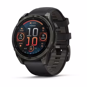 Viedpulkstenis Garmin Fenix 8 Sapphire melns/pelēks