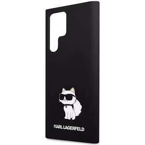 Karl Lagerfeld Silicone Choupette чехол для Samsung Galaxy S24 Ultra - чёрный