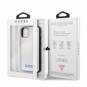 Guess GUHCN58BLD iPhone 11 Pro серебряный/серебряный жёсткий чехол Iridescent