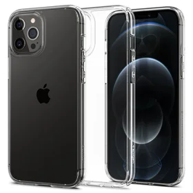 Spigen Ultra Hybrid apvalks viedtālrunim iPhone 12 / 12 Pro - Skaidrs