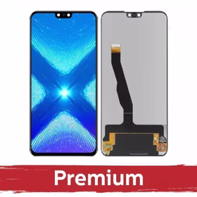 LCD Displejs Compatible Huawei Honor X8 5G / X6 4G Melns OEM