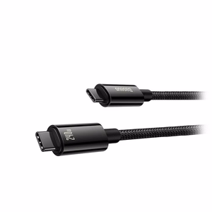 Baseus kabelis Tungsten PD USB-C - USB-C 1,0m melns 240W