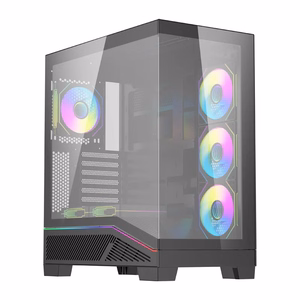 Datora korpuss DarkFlash K430 + 6 ventilatori (melns)
