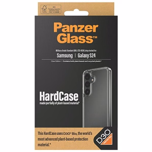PanzerGlass HardCase ar D3O® Bio un militārās klases sertifikāciju Samsung Galaxy S24 - caurspīdīgs