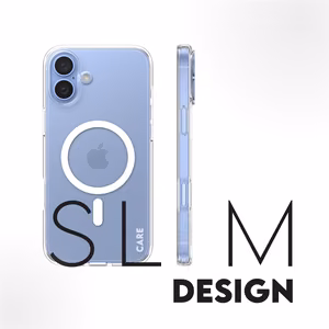 CARE by PanzerGlass Flagship viedtālruņa apvalks iPhone 16 Plus 6.7" balts/balts magnētiskais 1339