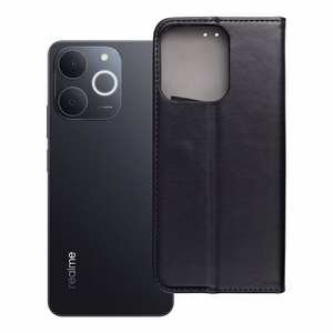 SMART MAGNETO grāmatas tipa viedtālruņa apvalks REALME NOTE 70 melns
