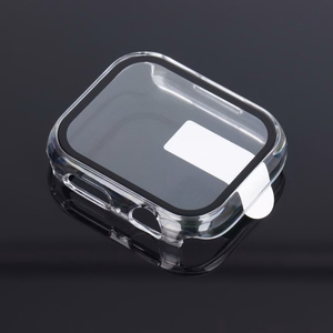 Bestsuit Чехол с Hybrid Glass для Apple Watch series 7/8/9-45mm - прозрачный