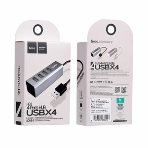 USB koncentratora līnija Hoco HB1 ar 4 pieslēgvietām