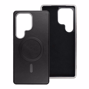 GENTLEMAN MAG COVER magnētiskais viedtālruņa apvalks, saderīgs ar MagSafe, paredzēts SAMSUNG S26 Ultra, melns
